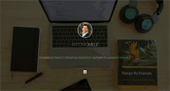 Desktop Screenshot of antoniomele.es
