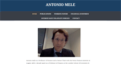 Desktop Screenshot of antoniomele.org